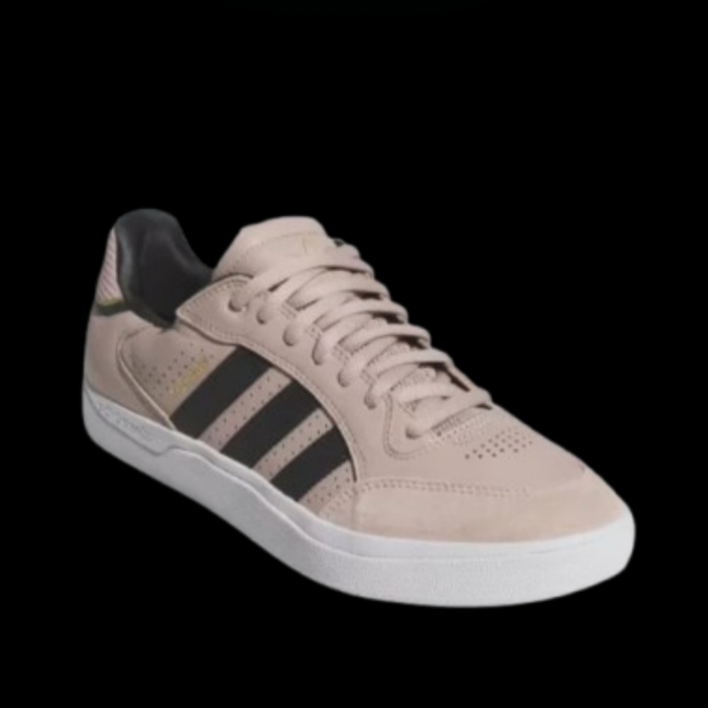Adidas Tyshawn Low Mens Size 6.5/Womens 7.5 Taupe Carbon Gold White
